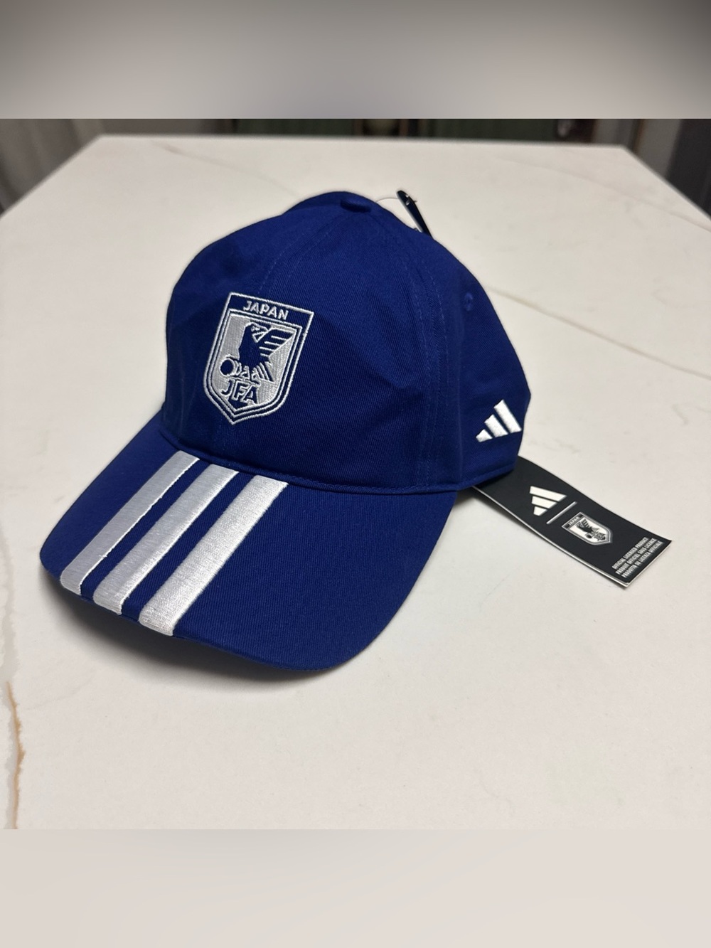 Adidas Japan Football Men’s SnapBack JFA Hat Soccer Blue Cap One Size NWT 35.00